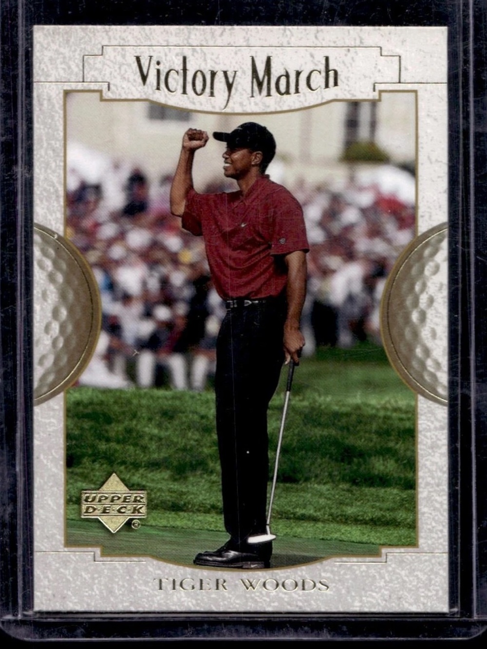Tiger Woods 2001 Upper Deck Legemd Champion Rookie RC Golf Card